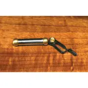 Hareline Dubbin Small Handled Rotary Hackle Plier With Silicone Sleeve