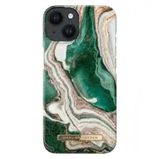 Ideal Of Sweden Fashion Case iPhone 14 Plus Golden Jade Marble