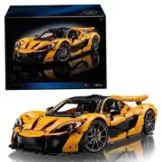 3893pcs Technical P1 Super Racing Car Building Blocks 1:8 Model Super Sports Car