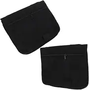 CHICAMPERA 2pcs Car Document Holder Organizer Multi Pocket Pouch for Registration Insurance Cards Compact Glove Box Storage for Tidy Car Interior