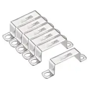 6pcs 304 Stainless Steel U Shaped Connector Bracket 28 x 62mm