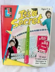 It's a Secret Send Coded Messages to Friends NEW SEALED