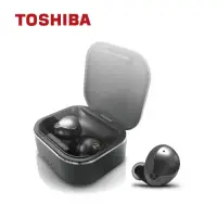 在飛比找Yahoo奇摩購物中心優惠-TOSHIBA 超震撼真無線藍牙耳機(黑) RZE-BT95