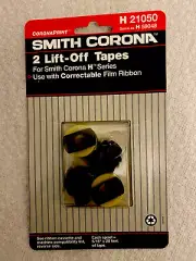 Smith Corona 2 Lift-Off Tapes For H Series H21050 Correcting Tape CoronaPrint