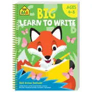 School Zone Big Learn to Write - Book