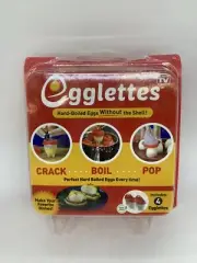 Egglettes Make Hard Boiled Eggs Without The Shell As Seen on TV 4 Egglettes