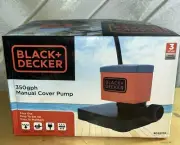 Black + Decker 350gph Manual Cover Pump