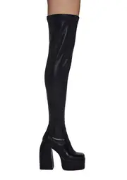 [AZALEA WANG] Vilma Thigh High Platform Boots