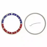 Pepsi Bezel & Insert For Rolex GMT Master 2 Blue Red 16700, 16710, 16760