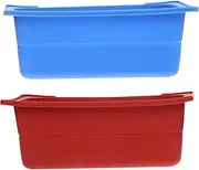 GANAZONO Reusable BBQ Drain Box 2pcs Silicone Grease Cup Liners Outdoor Grease Cup Liner Set for Griddle