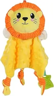 Baby Animal Blanket,Cute Lion Bunny Soothing Towel Snuggle Toy - Baby Lovey Blanket, Interactive Baby Sleeping Soother for Sleeping and Relaxing
