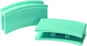 Chasseur Pot Handle Holder 2-Piece Set, Duck Egg Blue