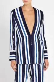 Sass & Bide Jet Set Blazer + Trouser Set $1050 Size Au 6 Fits XS-8 NWT Sequins