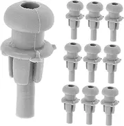 iplusmile 10pcs Car Trunk Hanger Clips Storage Hooks for Luggage Packages Durable Plastic Boot Shelf Brackets for Space Saving Vehicle Organization