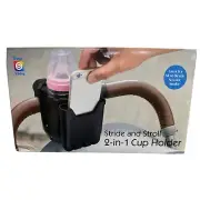 Stride and Stroll 2-in-1 Cup Holder