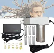 Electric Dreadlocks Maker Machine with 6 Head, Twisting and Braiding Tool for Locs – Electric Handheld Device in 6/8/10/12/14/16mm Sizes