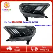 For Ford 2015-2021 Ranger XL XLT XLS Wildtrak T7 PX2 PX3 LED Mustang Head Light (for: Ford)