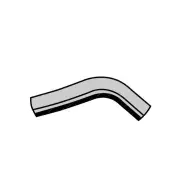 Lower Radiator Hose for Toyota MR2 SW20R 2.0L 4 cyl DOHC 1989-1999 270mm