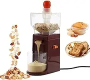 Household Peanut Butter Maker Machine 500ml Mini Peanut Butter Maker Nut Grinder with Anti-Slip Base, 120W Electric Sesame Sauce Mixer Grain Mills for Grinding Nut, Almond, Cashew, Hazelnut