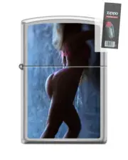 Zippo 82321 View From Behind 2020 #8 Lighter + FLINT PACK