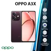 OPPO A3x Global Ver. Android Cell Phone (Red/4GB+64GB/Unlocked/Dual SIM)