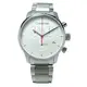 Calvin Klein 走在時尚尖端三眼計時優質腕錶-銀-K2G271Z6