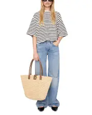 Anine Bing Myers Cropped Tee