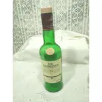 二手小支THE GLENLIVET 12年威士忌空酒瓶