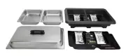 Sterno SpeedHeat Flameless Chafing Dish Set - Food Warmers with Lid & Pans