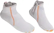 [Aoutecen] Anti Slip High Top Water Shoes Quick Dry Nylon Beach Shoes for Swimming & Water Sports