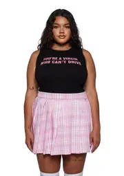 [Dolls Kill x Clueless] Plus Way Harsh Graphic Tank