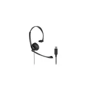 Kensington USB-A C Mono Headset Mic + Vol Control