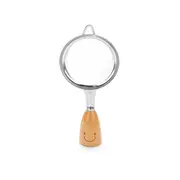 3PCS Wooden Handle Stainless Steel Strainer Colander