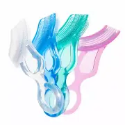 Brilliant Babys 1st Teether Brush with Case Silicone No BPA Chewable Brush