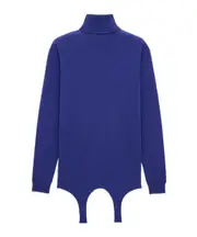 Saint Laurent Turtleneck Garter Jumper S,XS,L,M royal blue