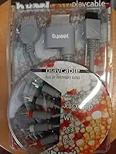 Bkool X360 WII PS3 PS2 PLAYCABLE 4IN1, White, strap