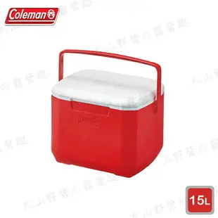 【露營趣】新店桃園 Coleman CM-27860 15L Excursion 美利紅冰箱 手提冰桶 露營冰桶 行動冰箱 野餐籃