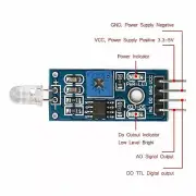 1PC LM393 Light Sensor Module 3.3-5V Input Arduino Raspberry Pi Fast Ship