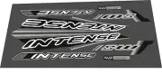 INTENSE M3 CUSTOM MADE FRAME DECAL SET GREY VERSION