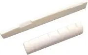 GLSTOY 2pcs Ox Bone Nut for Classical Guitar Bridge Replacement Smooth Finish Easy to Install Guitar Accessories for Home and Shop Use
