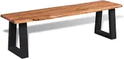 Generic Bench Solid Acacia Wood 145 cm