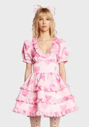 [Sugar Thrillz] Lots Of Love Babydoll Dress