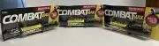 Combat Max Roach Insect Bug Killing Gel 1.05oz Ea Syringe Tube Kills The Nest x3