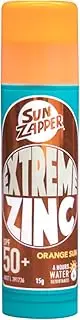 Sun Zapper SPF 50+ Extreme Zinc Stick Sunscreen 15 g, Orange Sun
