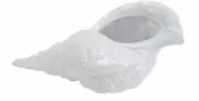 White Ceramic Conch Shell- perfect accessory. Discount for volume!