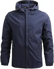 [Generic] Men Waterproof Soft Shell Military Tactical Cargo Windbreaker Run Windproof Hooded Coat Sports Outdoor Jacket