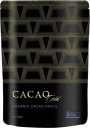 Power Super Foods Cacao Gold Paste Chunks Ceremonial Grade Cert Organic 450g