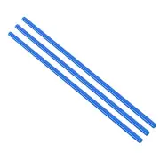 Acrylic Round Rod, Blue,1/2"x 18-1/8", Solid Plastic PMMA Bar Stick 3pcs