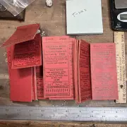 Jamestown Bridge Commision 15 trip toll ticket book, 1969,70,71 Multi Year T-DR1