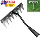 Garden Hand Weeder Steel Rake Weeding Weed Remover Puller Manual Planting Tool